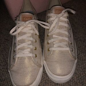 Women’s gold shoes